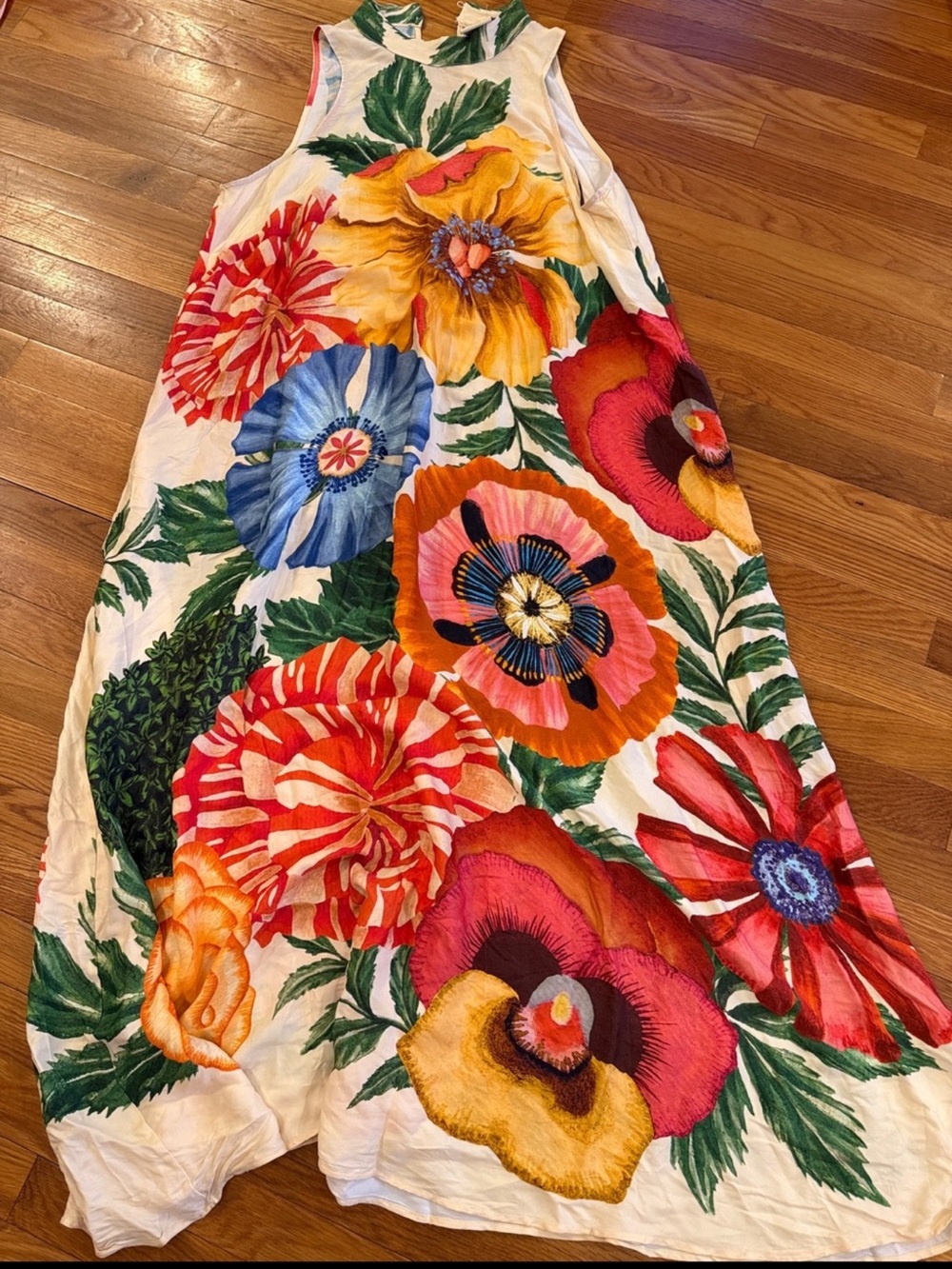 Farm Rio Halter Maxi Dress Size XL - Picture 5 of 10